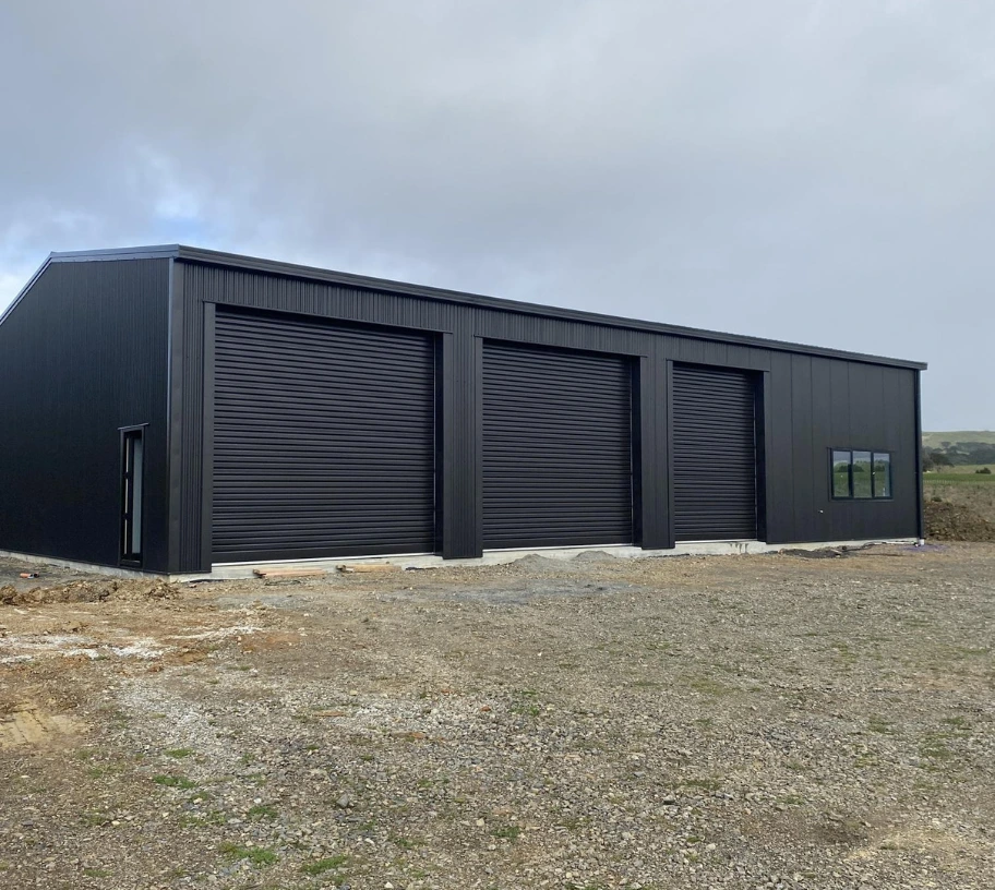 steel frame garage shed by sheds direct new zealand